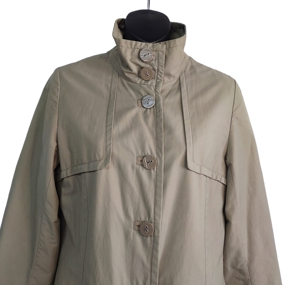 Mossimo Women's Beige Trench Coat Size M - Picture 4 of 12